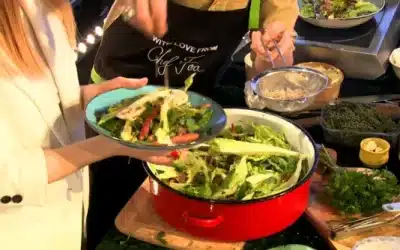 Antricot de vită cu broccoli și spanac